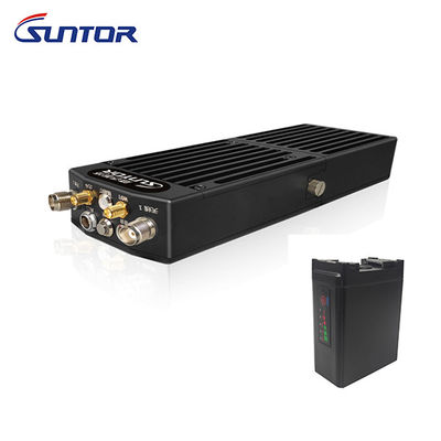 UAV συσκευών αποστολής σημάτων και δεκτών κηφήνων 1520KM 1.4GHz OFDM τηλεοπτικό ασύρματο συνεχές ρεύμα 9~13V