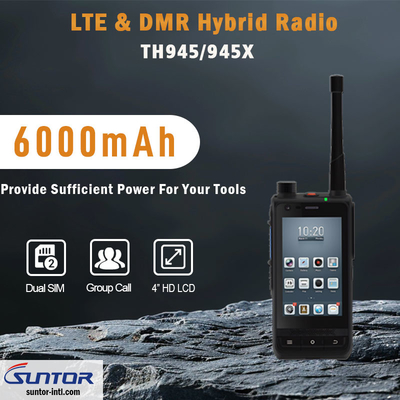 TH945D DMR LTE ραδιόφωνο με εύρος συχνοτήτων UHF/VHF και διαφορά καναλιών 12,5KHz/25KHz για ευρεία κάλυψη και ευέλικτη